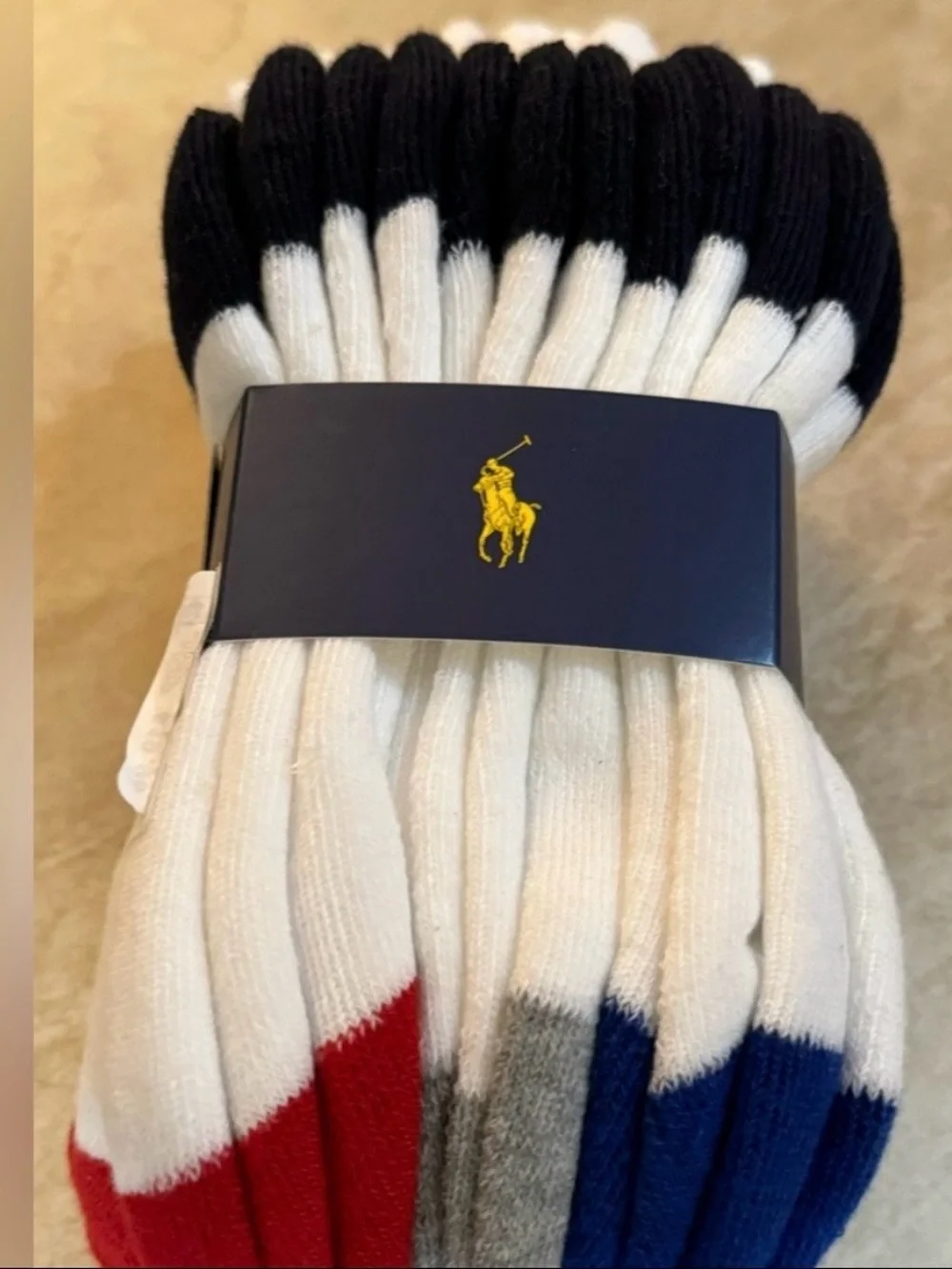 Polo Ralph Lauren Color-Blocked  Socks